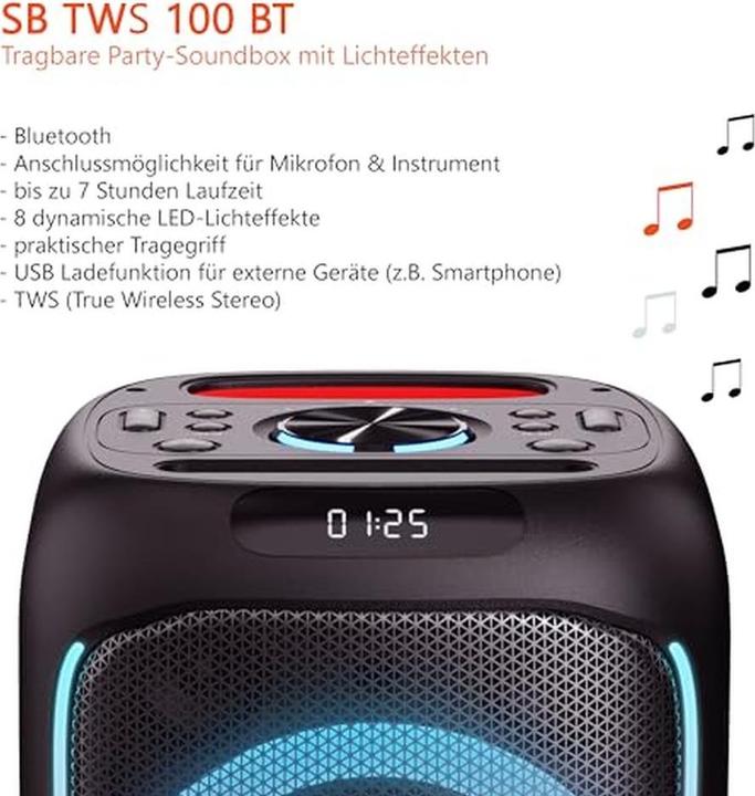 Image du produit Mobile Beat SB-TWS 100 BT (13 h, Fonctionnement sur batterie)