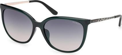 Guess Women GU00150-H96P59 Sunglasses Shiny Dark Green 59mm