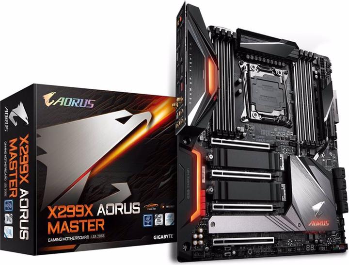 Produktbild Gigabyte X299X Aorus Master (LGA 2066, Intel X299 Express, E-ATX)