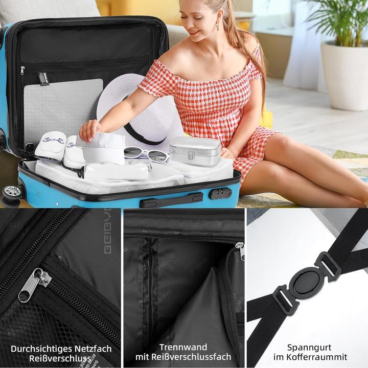 Produktbild Beibye Hartschalen-Trolley (45 l)