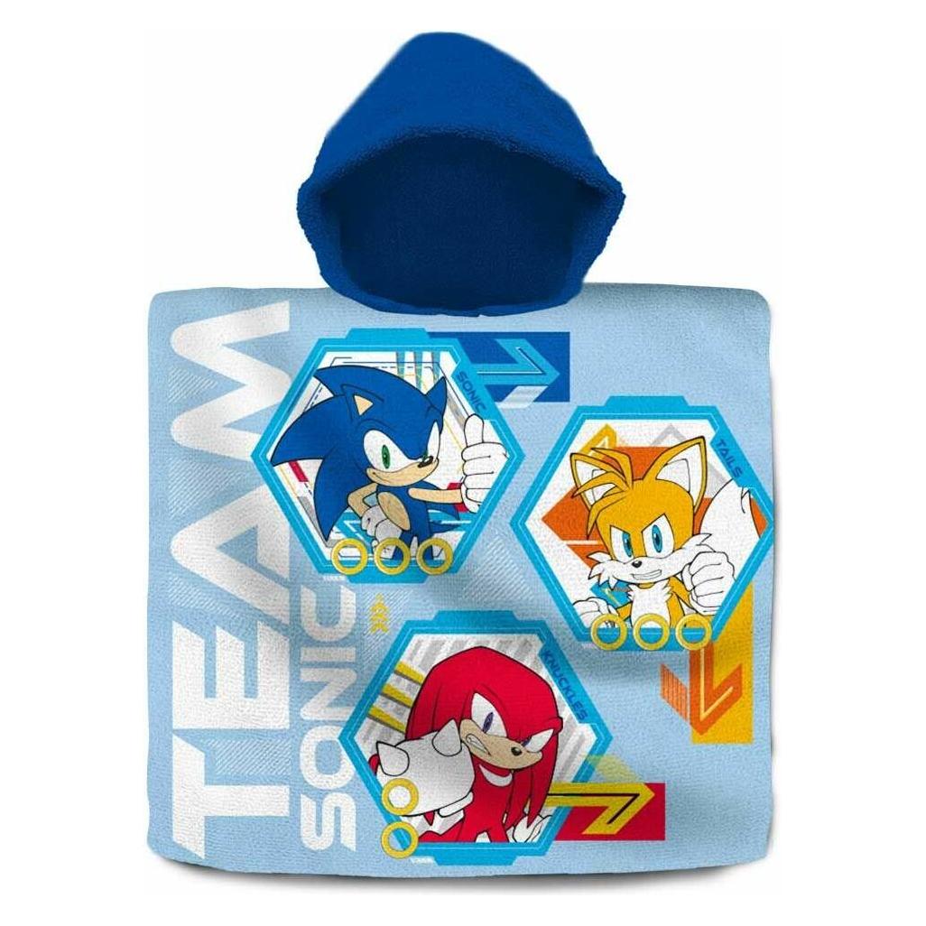Kids Euroswan, Badponcho, Sonic The Hedgehog Baumwolle Poncho Handtuch