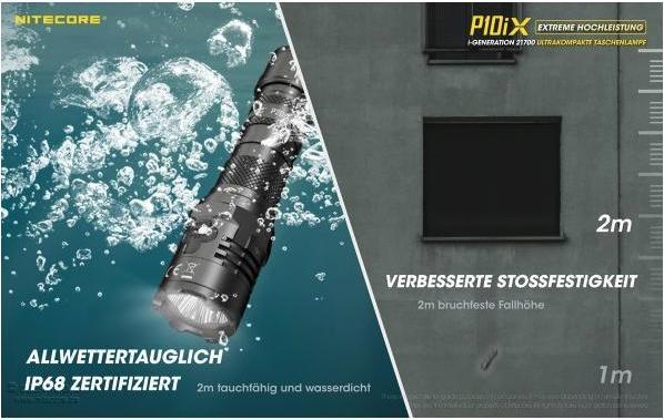 Actual product image Nitecore P10iX - 4000 lumen (13.72 cm, 4000 lm)