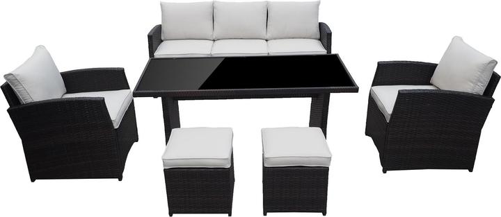 Actual product image Jet-Line Garden lounge furniture Havana brown