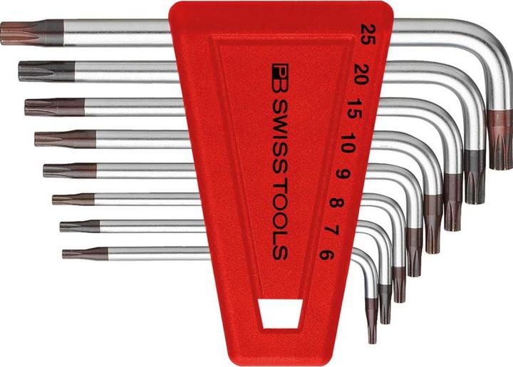 Image du produit PB Swiss Tools Jeu de clés mâles coudées pour vis à six pans creux PB 410 H/6-25