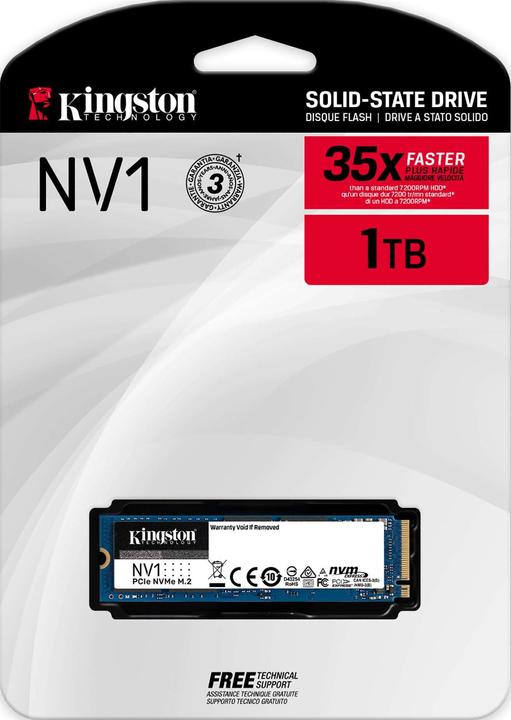 Produktbild Kingston NV1 (1000 GB, M.2 2280)