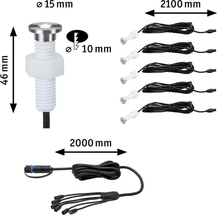 Actual product image Paulmann Plug & Shine MicroPen II (IP65)