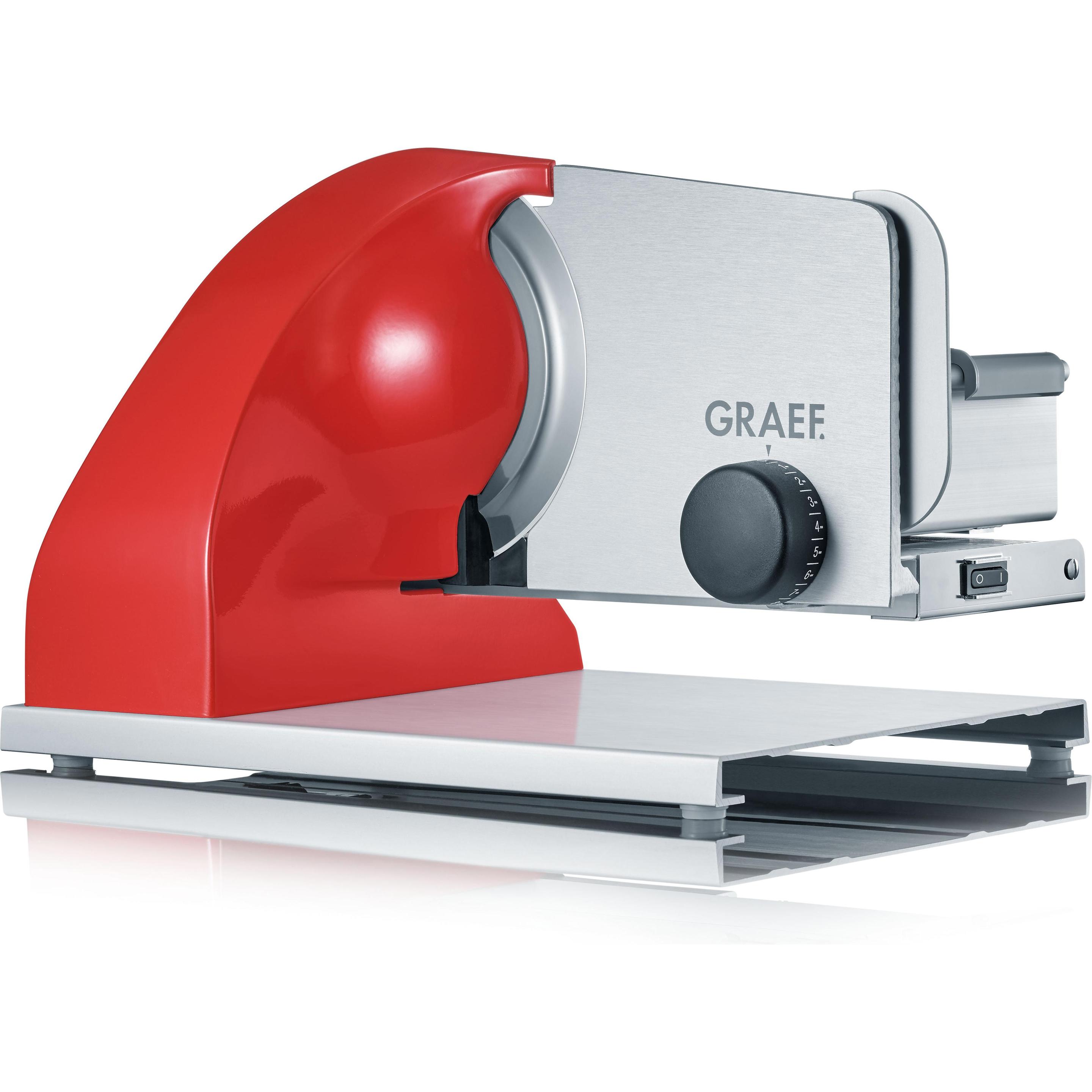 Graef AllesschneiderSKS903rot, Aufschnittmaschine, Rot
