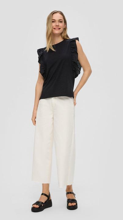 Produktbild s.Oliver T-Shirt Top mit Raffung (46)
