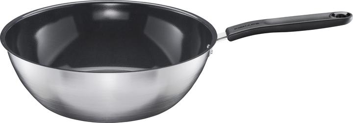 Fiskars Pan Wok 1072313 (Wok, Acciaio inossidabile)