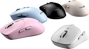 Produktbild Genius NX-8080S pink / Optische Funkmaus / 1600 dpi / Copilot / 7 Tasten / 1x AA (Kabellos)