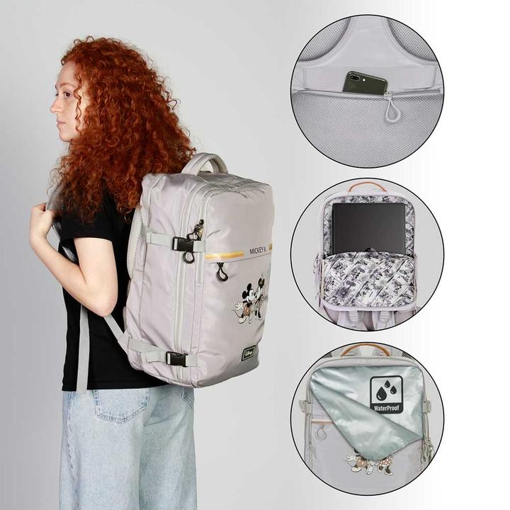 Actual product image Karactermania Large Mercury Travel Backpack 47x23x33cm Face