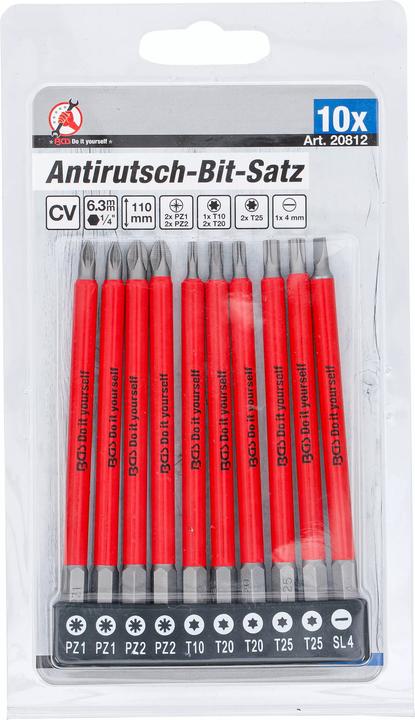 Produktbild BGS Antirutsch-Bit-Satz (Sechskant (hexagonal))
