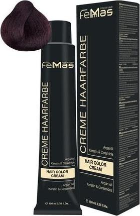 Produktbild FemMas 5.5) Haarfarbe Hellbraun Mahagonı 100ml (Hellbraun Mahagonı)