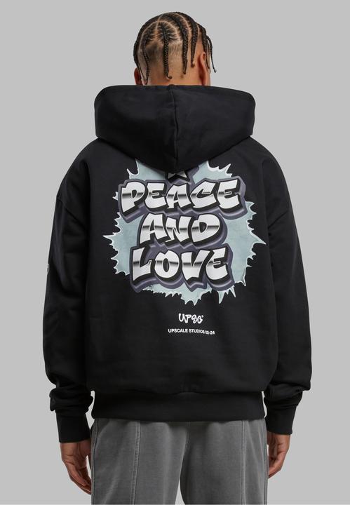 Immagine prodotto Urban Classics Felpa con cappuccio ultra pesante Upscale Peace&Love - 176637 (XL)