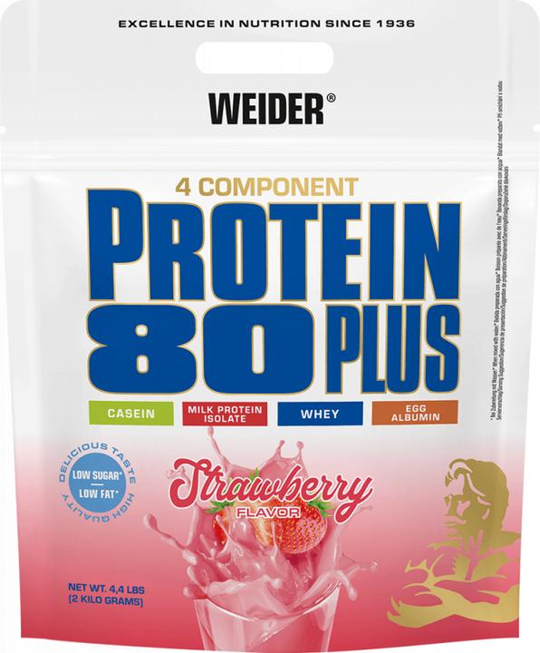 Produktbild Weider Protein 80 Plus (Erdbeere, 1 Stk., 2000 g)