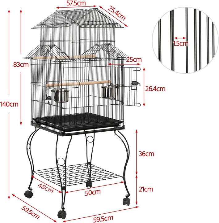 Image du produit Yaheetech Cage à oiseaux