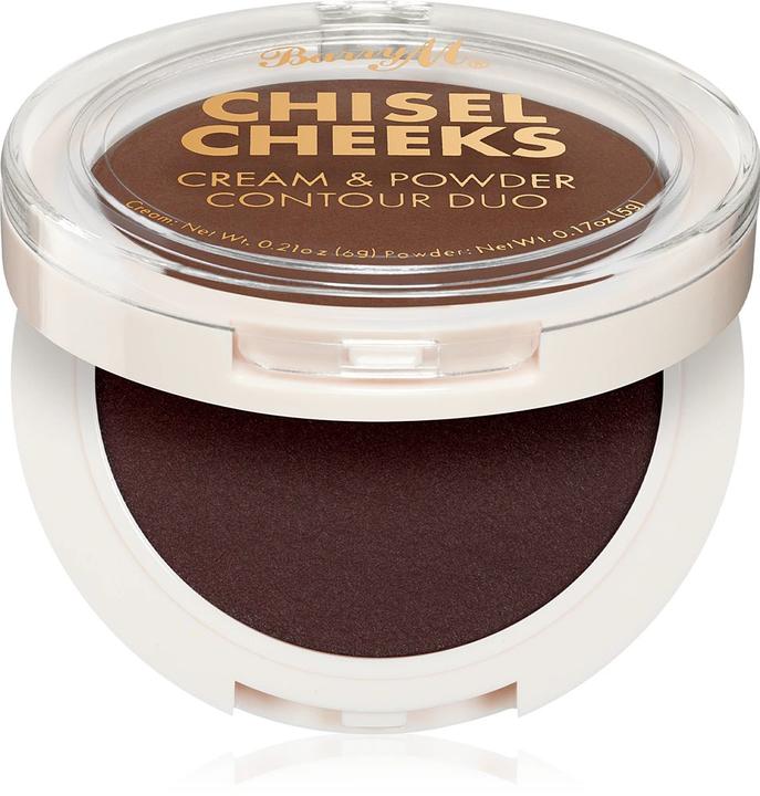 Actual product image Barry M Chisel Cheeks palette Deep Contouring Duo 11g (11 g)