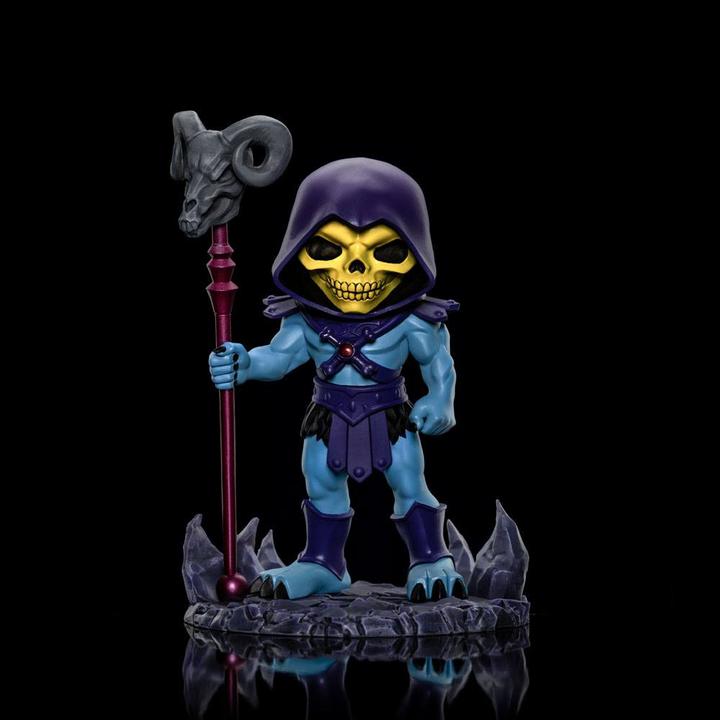Actual product image Iron Studios MOTU Masters of the Universe Skeletor Mini Co 18cm