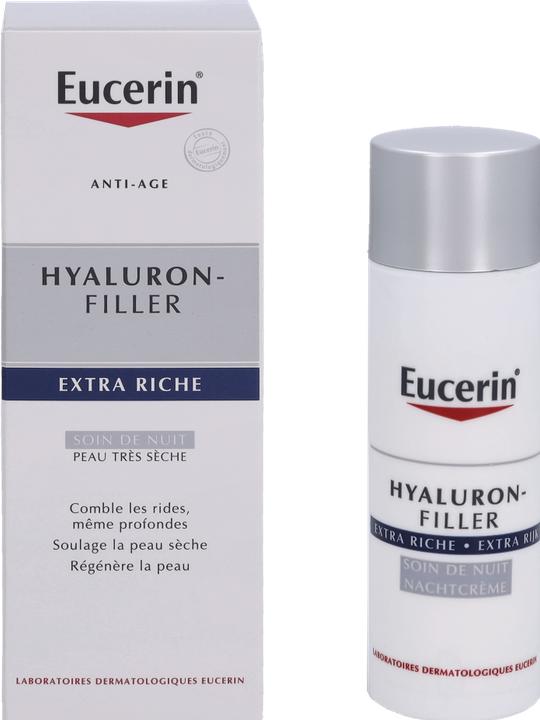 Produktbild Eucerin Hyaluron - Filler Extra Riche Nachtpflege 50 ml (50 ml, Nachtcreme)