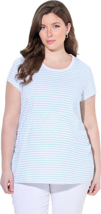 Produktbild Ulla Popken Bellieva-T-Shirts, 2er Pack, Halbarm, seitl. Raffung (56)