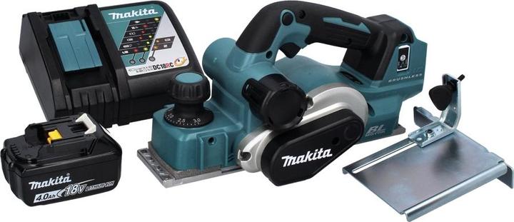 Immagine prodotto Makita DKP 181 RM1 Pialla a batteria Pialla a filo 82 mm 18 V Brushless + 1x batteria 4.0 Ah + caricatore