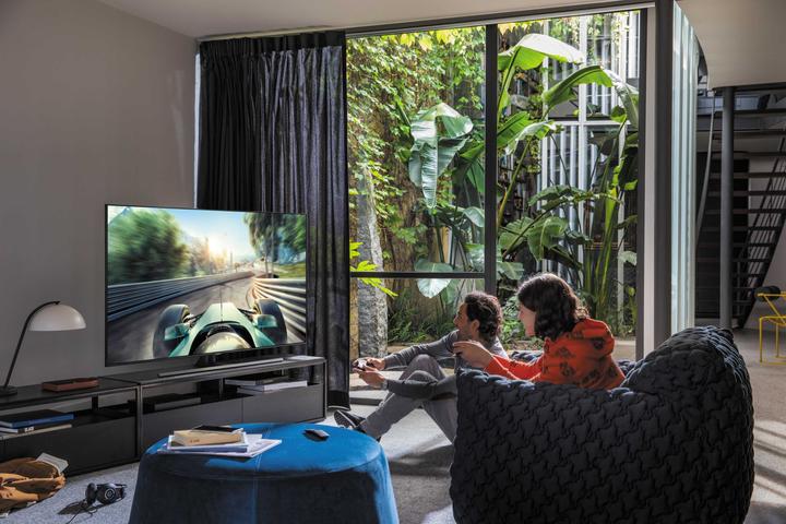 Actual product image Samsung QE55Q70T (55", QLED, 4K, 2020)