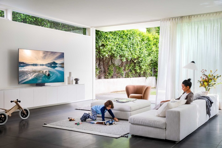 Actual product image Samsung QE75Q90T (75", QLED, 4K, 2020)