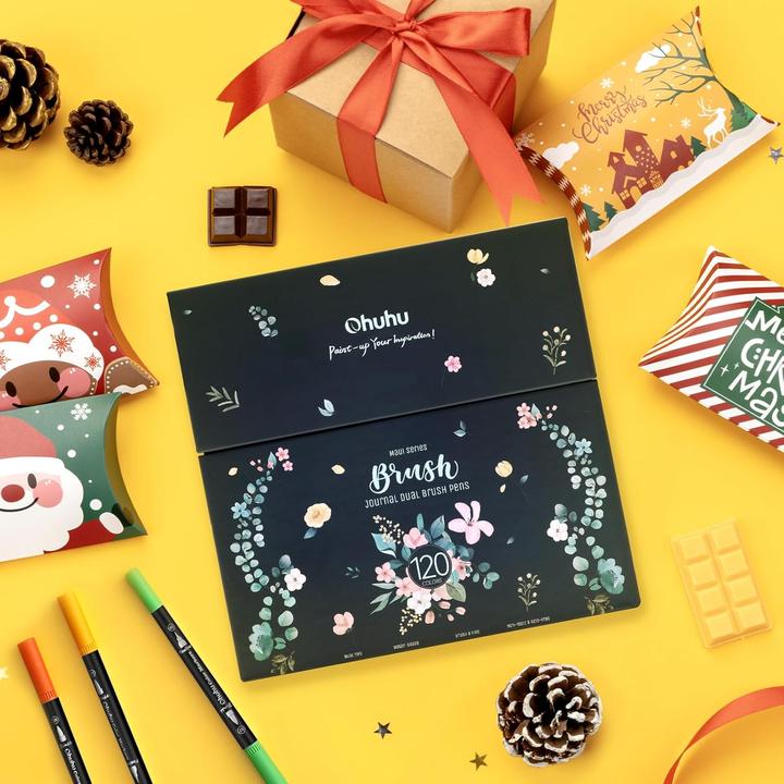 Image du produit Ohuhu Crayons à pinceau Maui (Multicolore, 120 x)