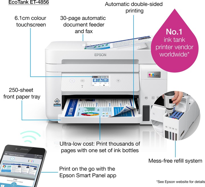 Produktbild Epson EcoTank ET-4856 (Tintentank, Farbe)