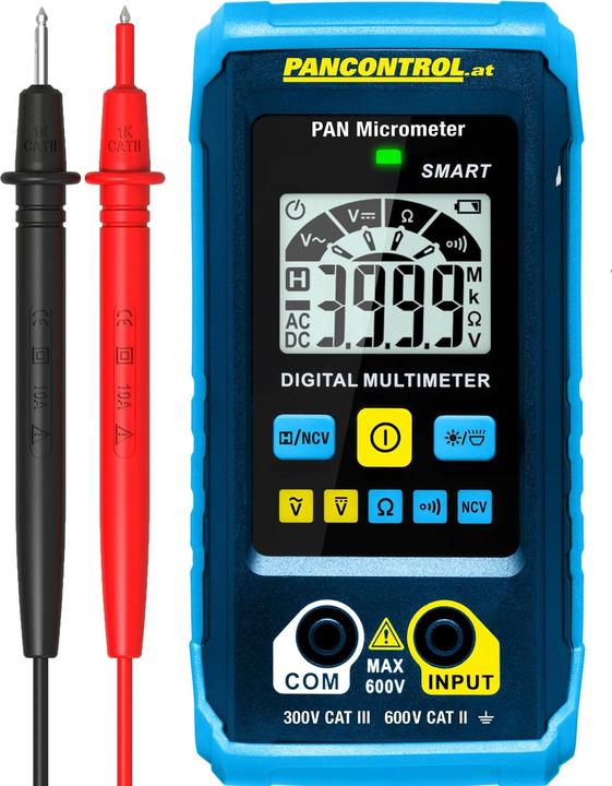 Immagine prodotto Pancontrol Multimeter PAN Micrometer (CAT II 600V, CAT III 300V)