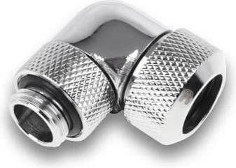 Actual product image Alphacool Icicle 13mm HardTube Screw-on 90?? rotatable G1/4 for Plexi brass tubes - 4pcs