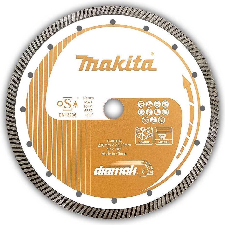 Makita, Lama, Zubehör D-80195 Diamant-Schleifscheibe 230x22.23mm