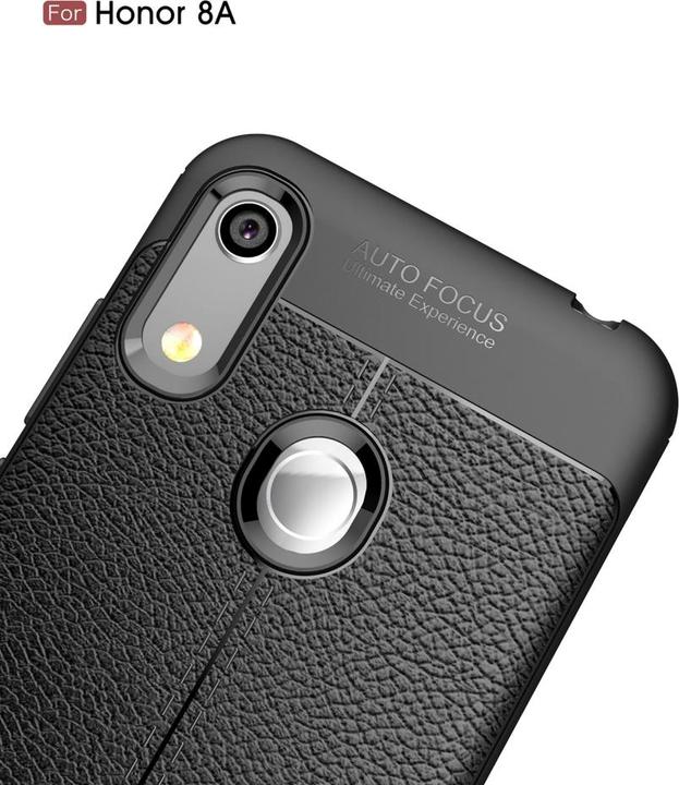 Produktbild Screenguard Honor 8A Hülle Leather Design TPU Cover (Honor 8A)