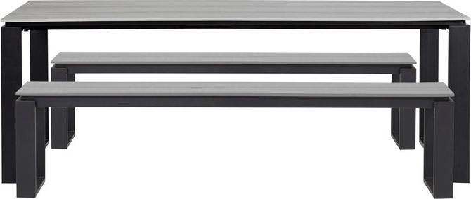 Actual product image Schou Martinus table, 210 x 100 cm, grey (210 cm)