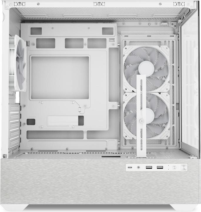 Produktbild Sharkoon MK7 ARGB White (weiss, Tempered Glass) (mATX, Mini-ITX)