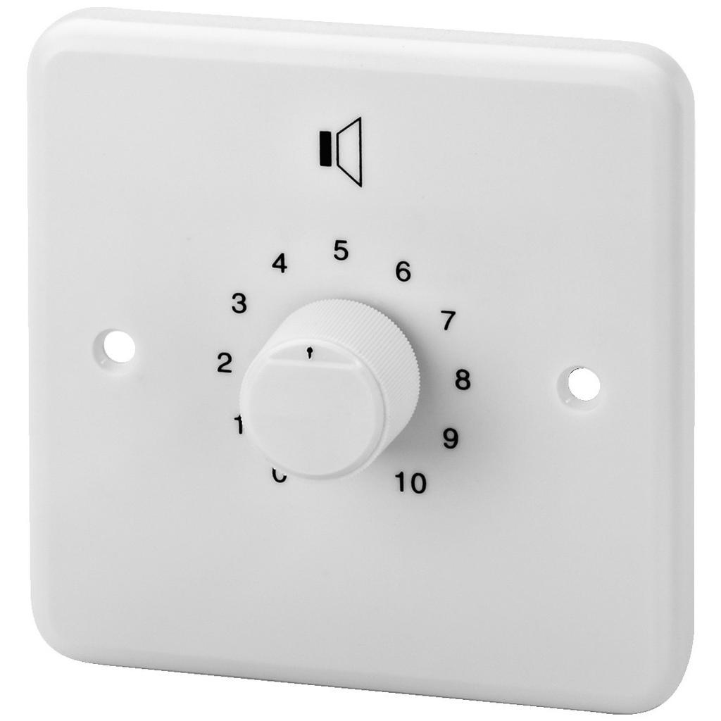 Monacor Controllo Del Volume ATT-2100/WS, Componenti Dei Diffusori, Bianco