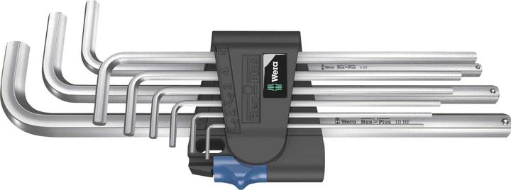 Wera 950/9 L Hex-Plus HF 1 Angle wrench set for hexagon socket screws 9 pieces ( 05022130001 )