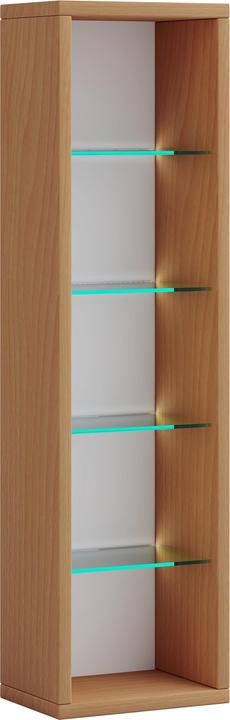 Immagine prodotto VCM Scaffale DVD CD Mobili per l'archiviazione Scaffale verticale in legno "Rasato L (21 x 14 x 77 cm)