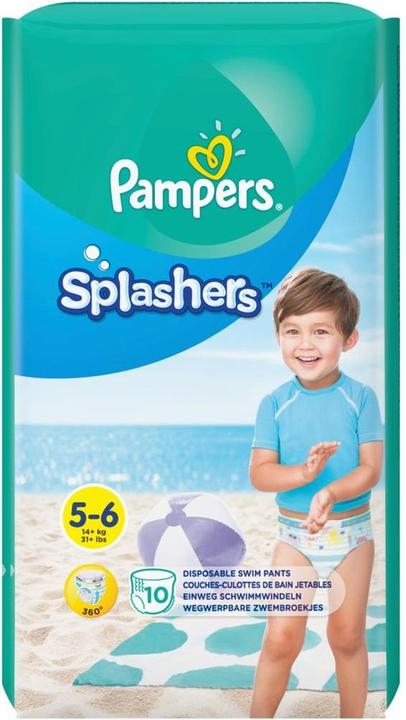 Image du produit Pampers Splashers (Taille 5, Taille 6, Pack, 10 pièce(s))