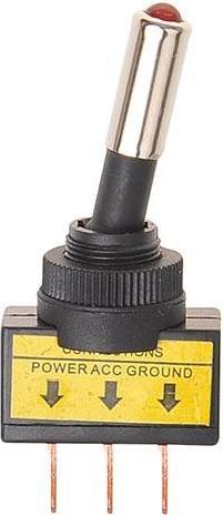 Produktbild ProPlus Kippschalter LED rot 12V-max. 20A im Blister