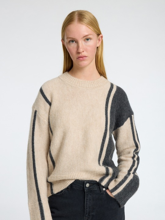 Produktbild Selected Femme Gestreifter Pullover (XL)