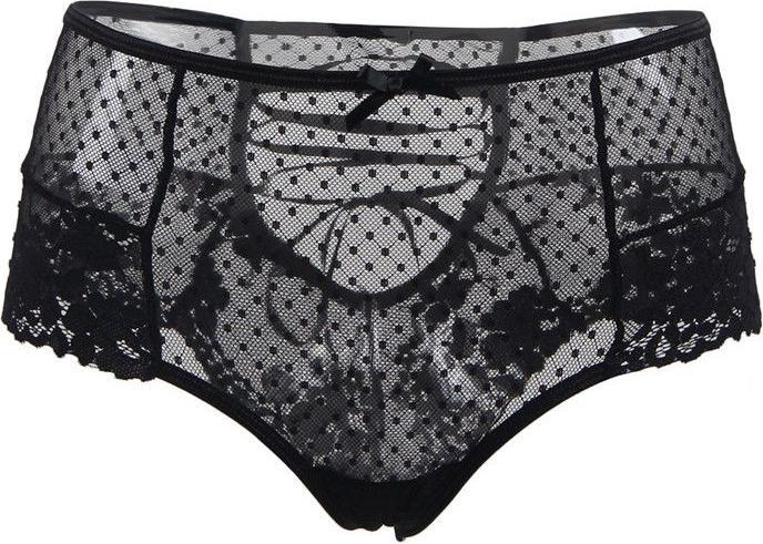 Actual product image Christine Le Duc Lacy brief - Black (M, L)