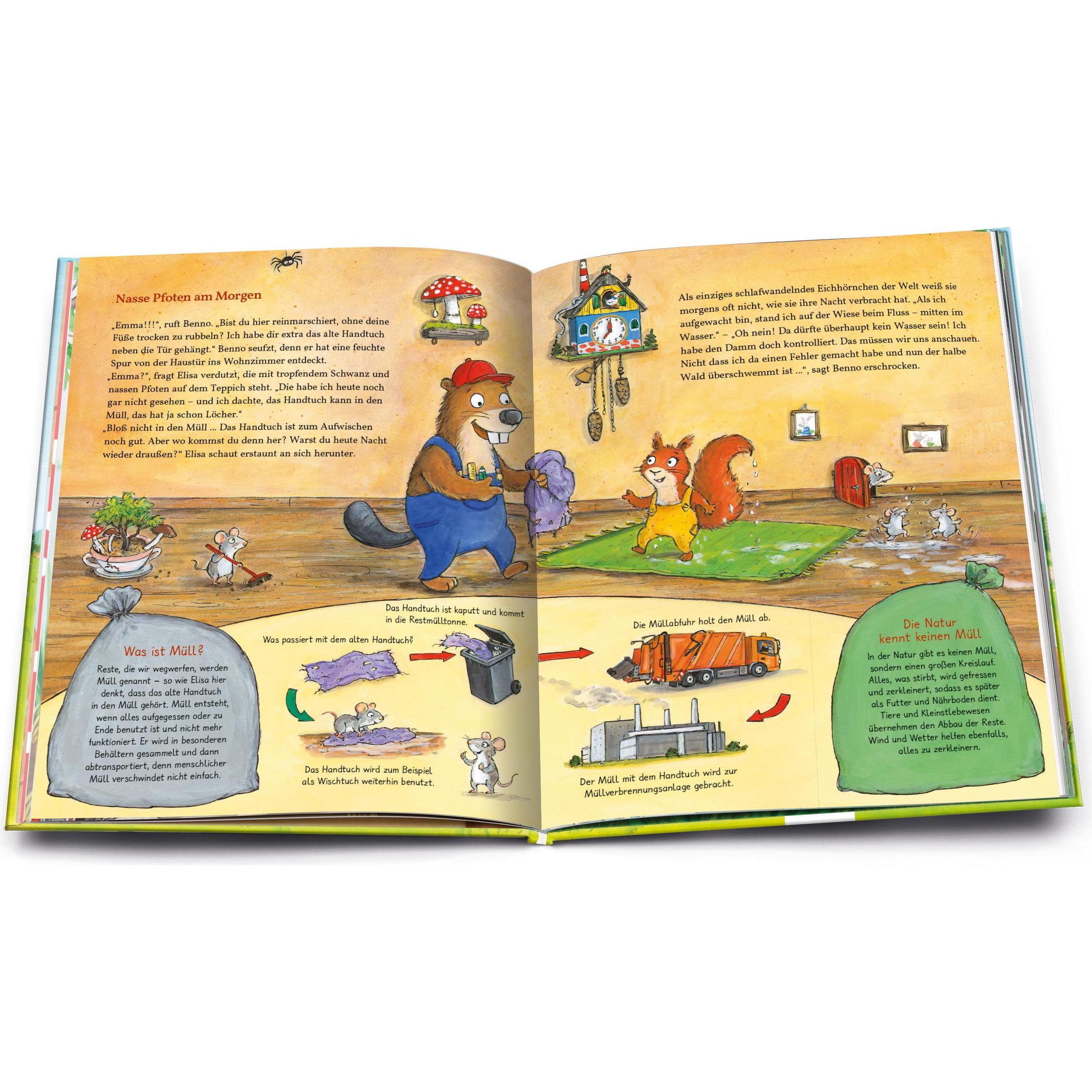 Thumbnail - Benno Biber. Das grosse Müll-Aufräum-Abenteuer, Kinderbücher von Inga Marie Ramcke