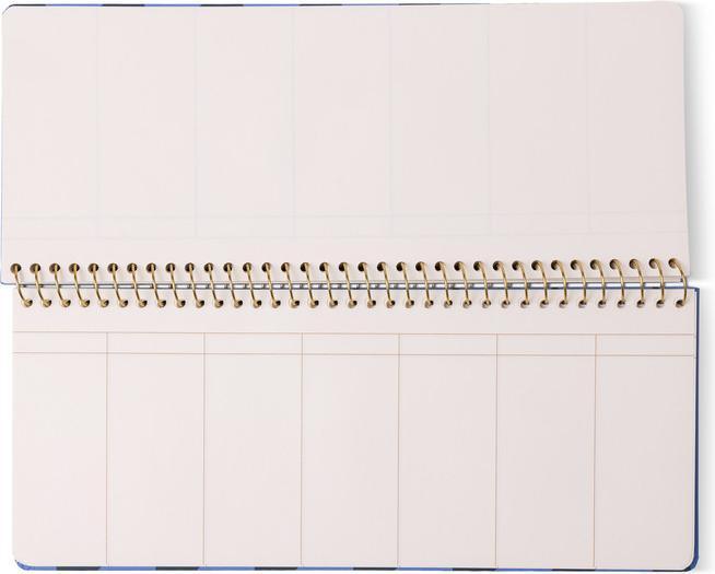 Produktbild Designworks Weekly Planner - Blue + Navy (1 Woche / 1 Seite)