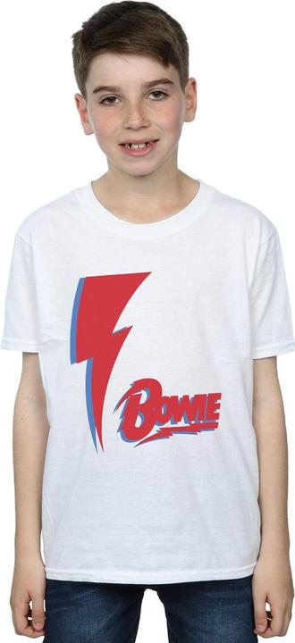 Produktbild David Bowie Red Bolt TShirt Jungen (128)