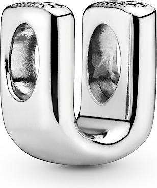 Actual product image Pandora Letter "U" Charms/Beads (Silver)