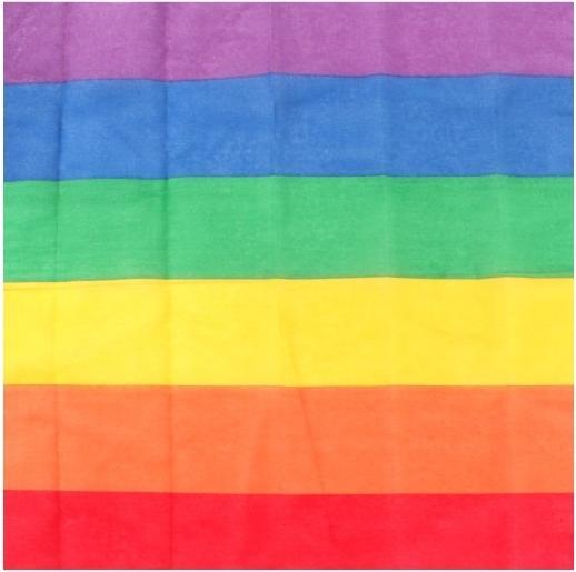 Actual product image - LGBT SCARF 50 X 50