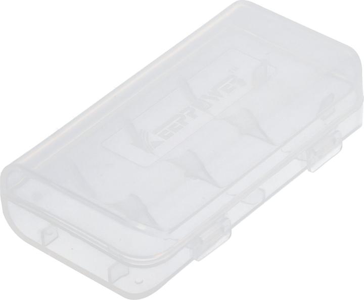 Produktbild Keeppower Li-ion Akku 18650 3800mAh, 3.6V Li-Ion-Akku geschützt Pluspol erhöht 2er-Set inkl. Aufbewahrungsbox (2 Stk., 18650, 3800 mAh)