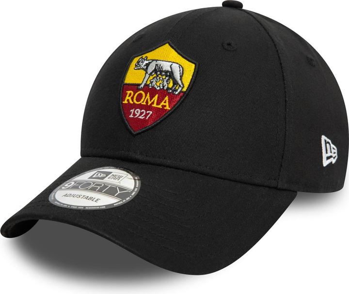 New Era 9Forty Strapback Cap - AS Roma noir (Taille unique)