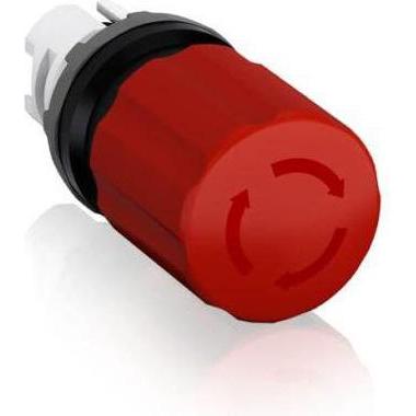 ABB Not-Aus-Schalter, Rot Ø 30mm Drehfreigabe, Taster + Schalter, Rot